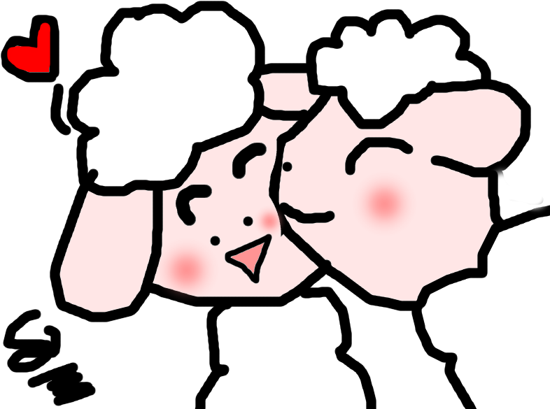 Cute Sheep Couple By Fairyangelkitty On Clipart Library - Cute Sheep Couple By Fairyangelkitty On Clipart Library (800x600)