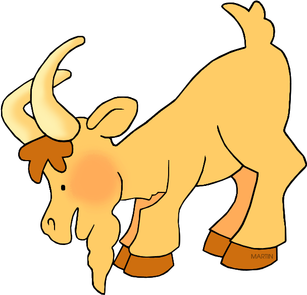 Goat - Phillip Martin Clipart Goat (648x632)