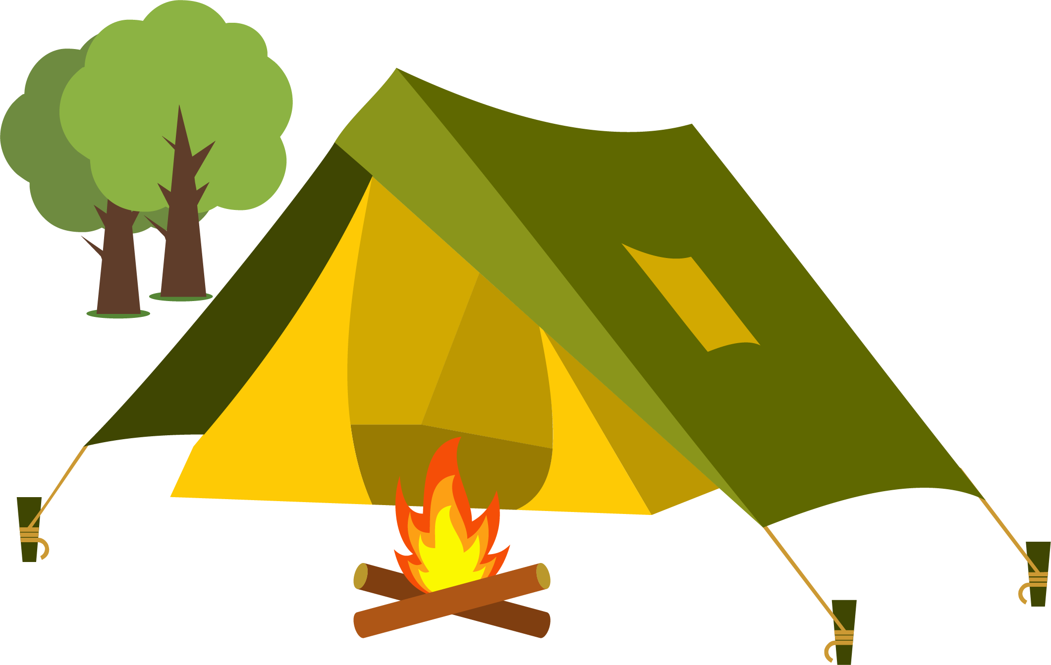 Tent Cartoon Camping Clip Art - Cartooncamping Tents (2121x1343)