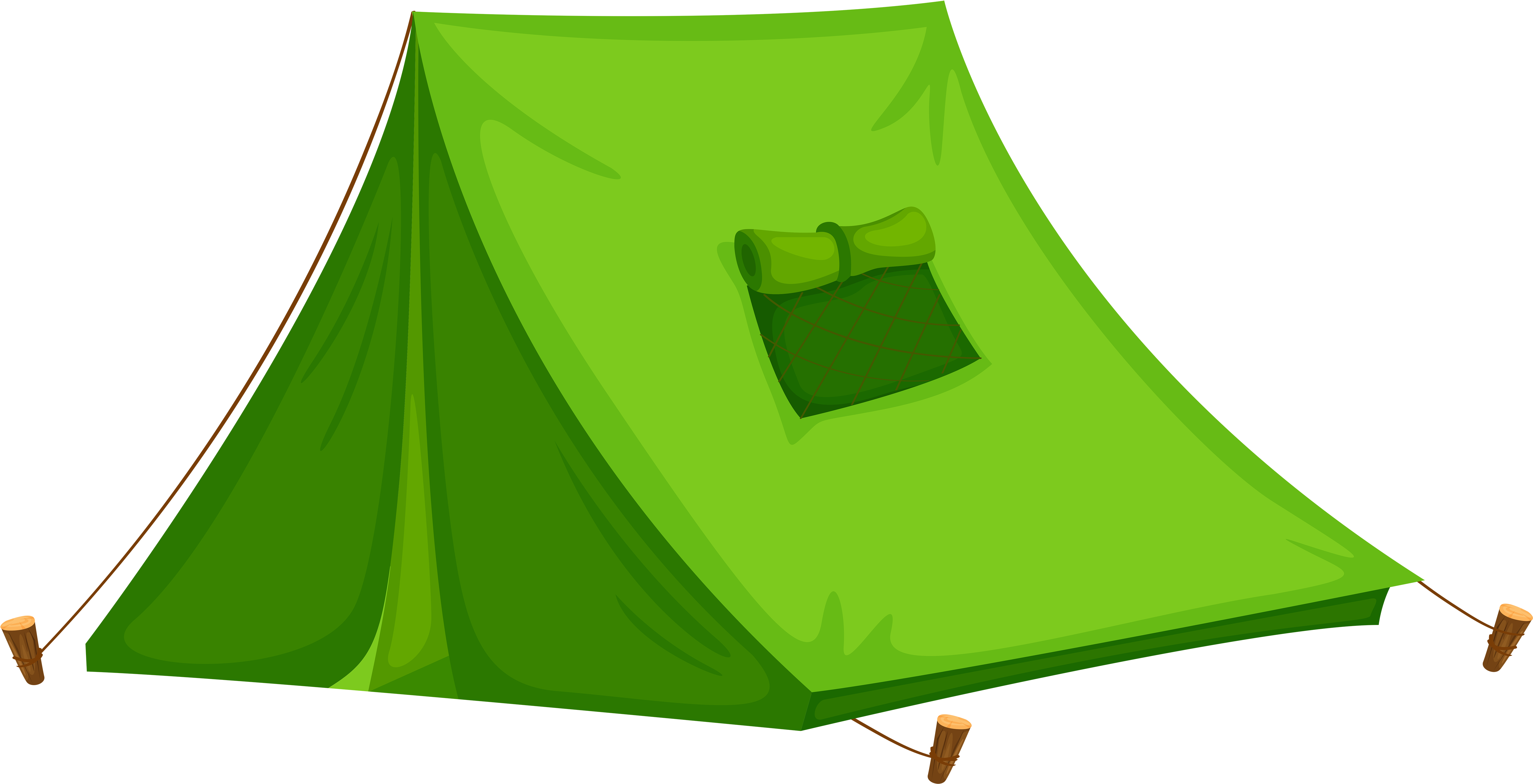 Green Tent Png Clipart Picture - Cartoon Tent Png (5873x3158)