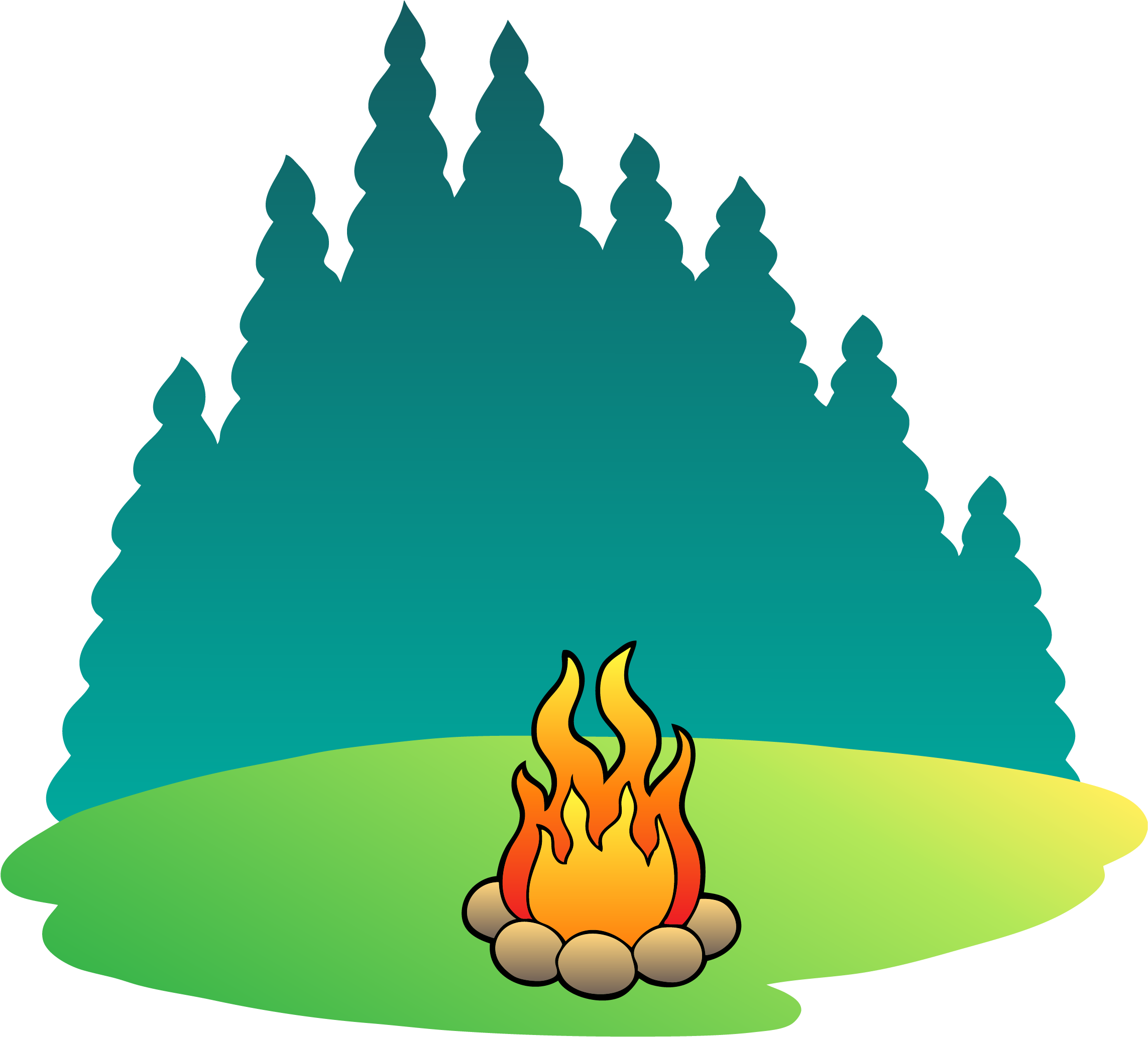 Camping Campsite Summer Camp Clip Art - Rolling River Rampage Vbs (2400x2138)