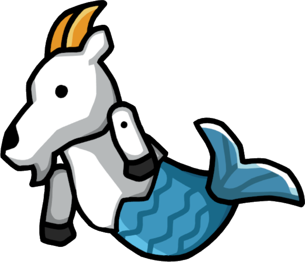 Sea Goat - Scribblenauts Remix Wiki Monsters Snake (629x540)