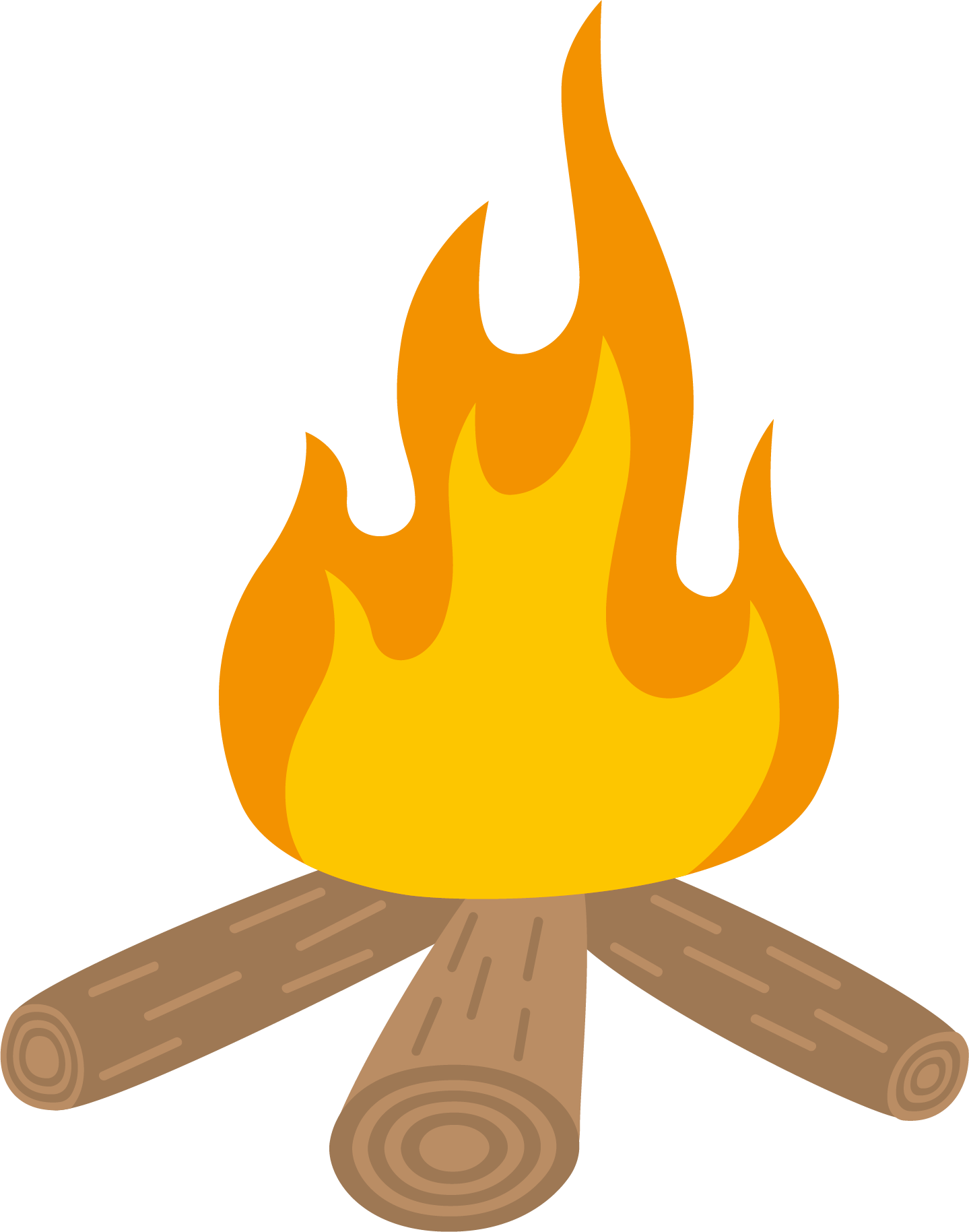 Bonfire Camping Campsite Cartoon Clip Art - Camping Cartoon Transparent (1439x1829)