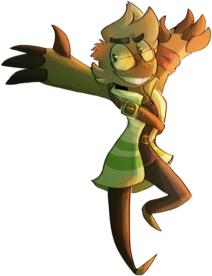 Here Comes A Goat Man [art Trade] By Starfaky - Cartoon (791x1010)