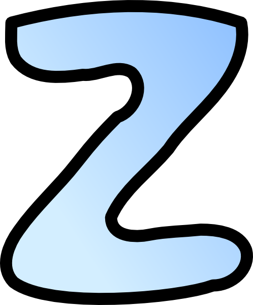Zzz Clip Art At Clker - Zzz Clipart Png (498x599)