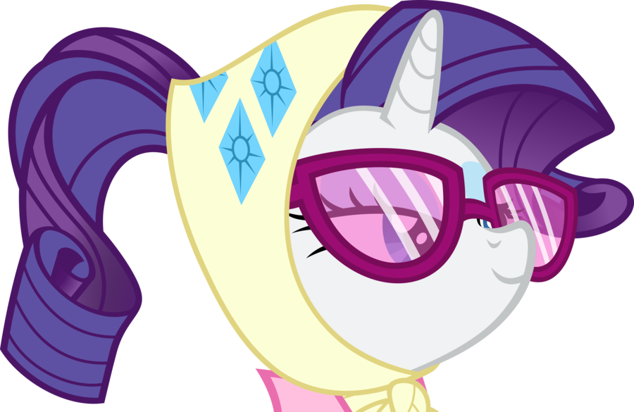 Rarity's Camping Face By Stayeend - Smug Rarity (900x585)