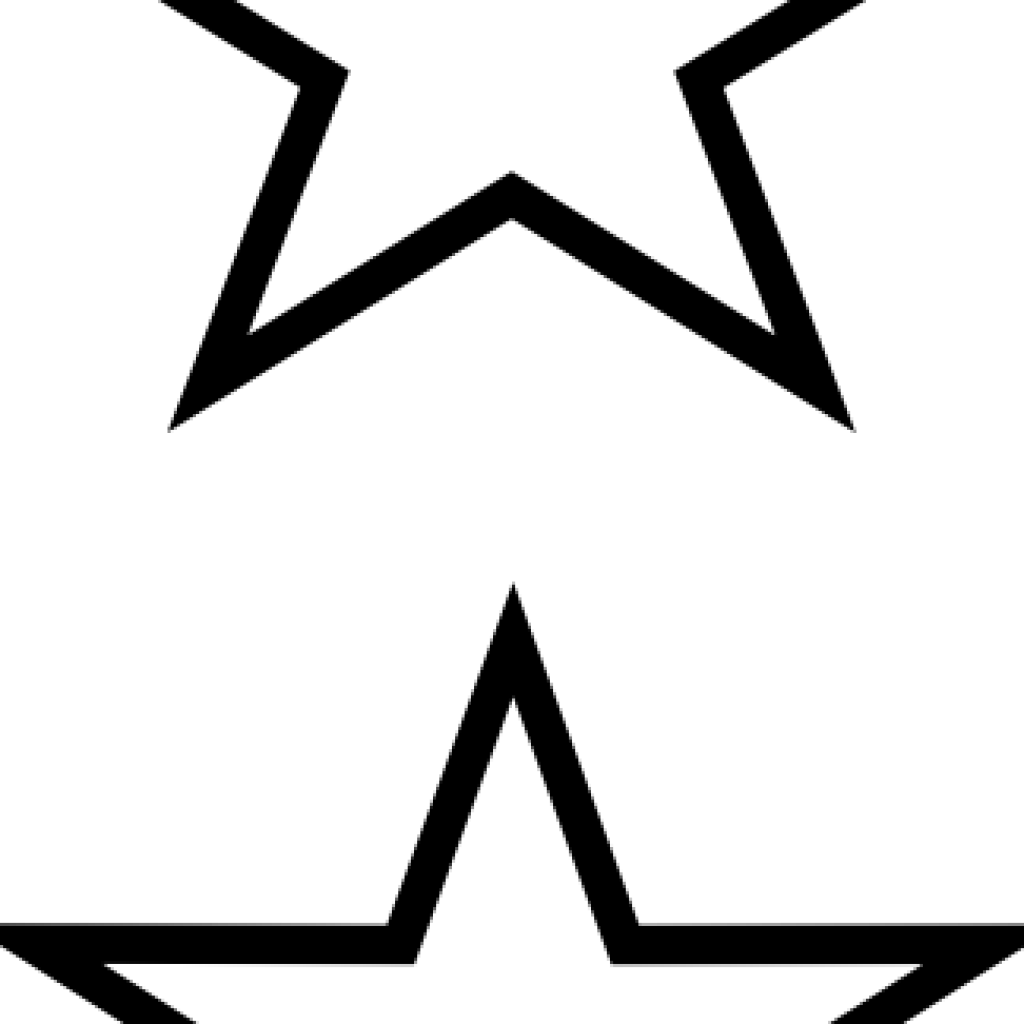 White Star Clipart White Stars Clip Art At Clker Vector - Star Outline Icon Png (1024x1024)