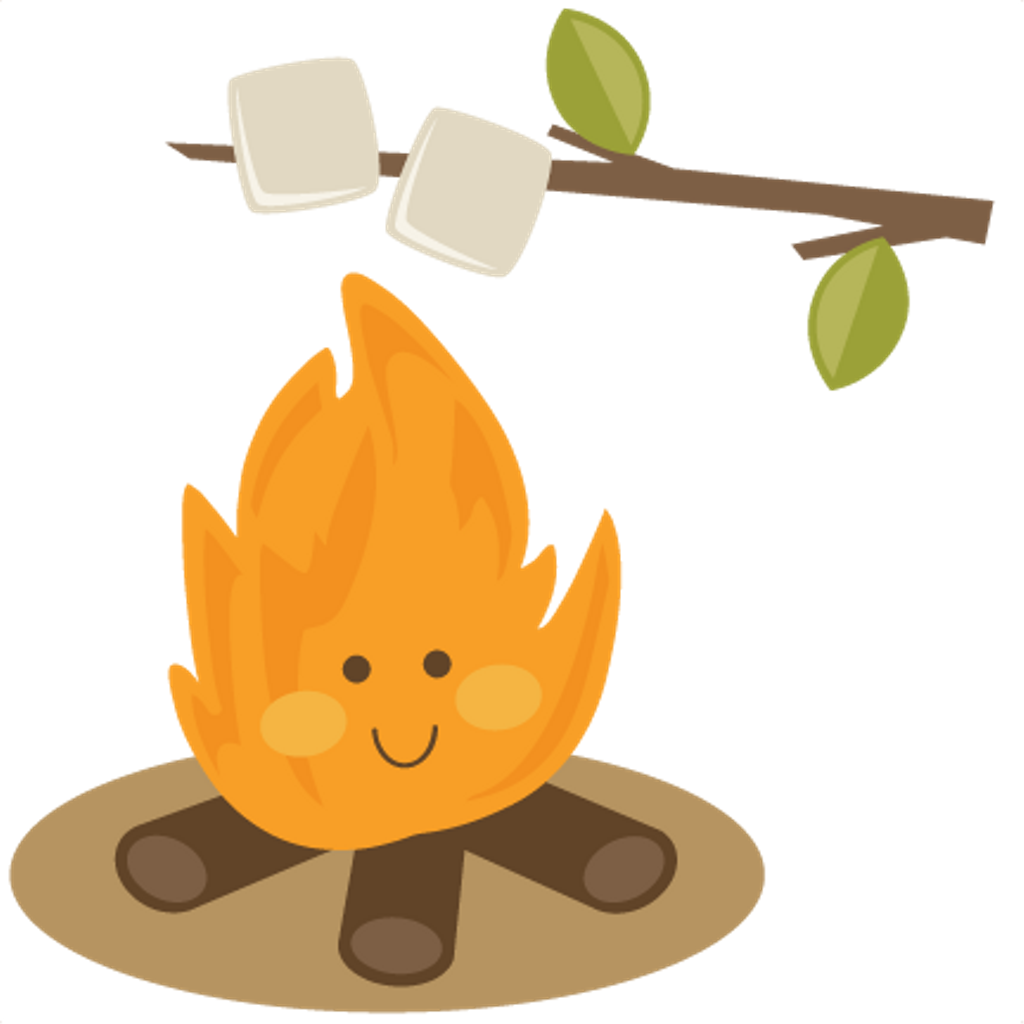 Clip Arts Related To - Campfire Marshmallow Clipart (1024x1024)