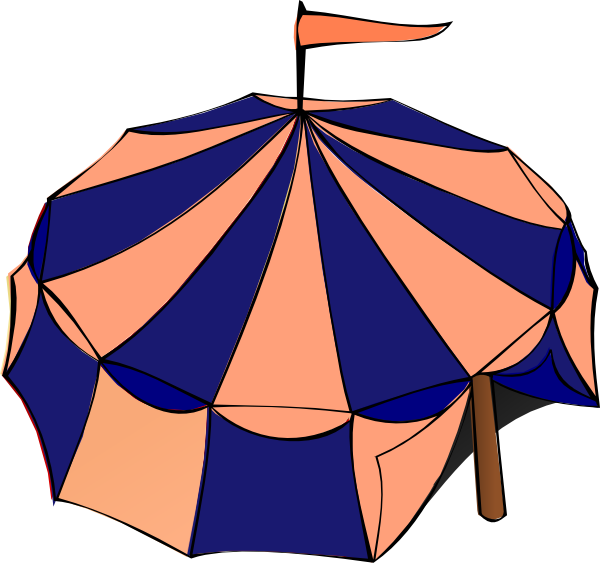 Carnival Tent Svg Clip Arts 600 X 563 Px - Circus Tent Clip Art (600x563)