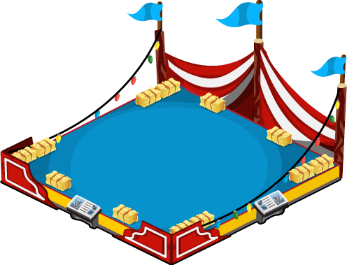 Circus Tent Red - Circus (496x379)