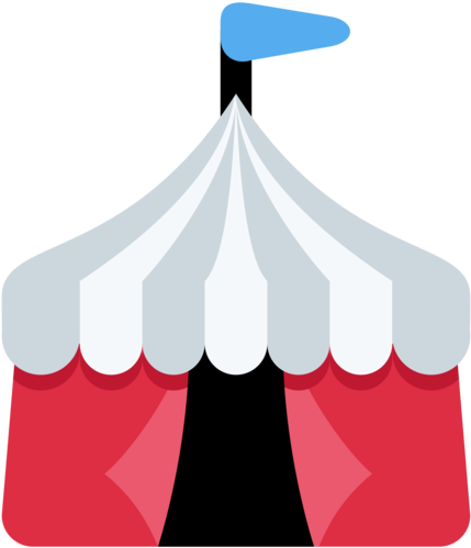 Circus Tent Emoji - Circus Tent Emoji (512x512)
