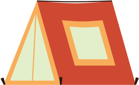 Colorful Camping Tent Travel Icon - Tent (550x496)