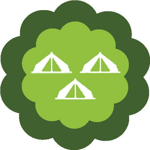 Camping Village - Stock Illustration (500x500)