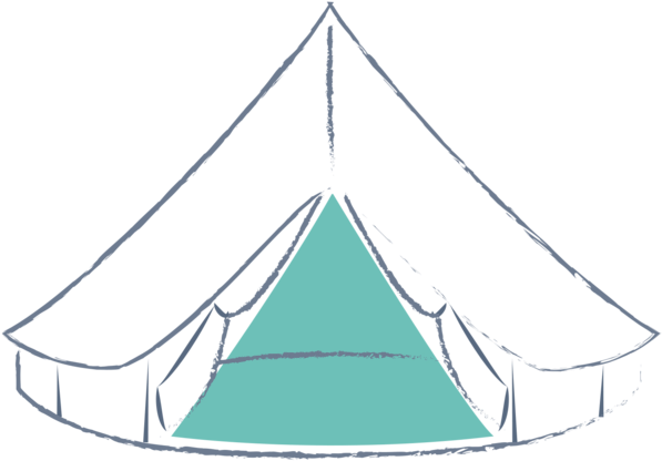 Bell Tent Awning - Bell Tent Clipart (600x600)