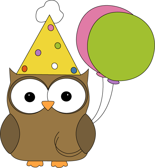 Licorice - Cute Clip Art Birthday Owls (526x573)