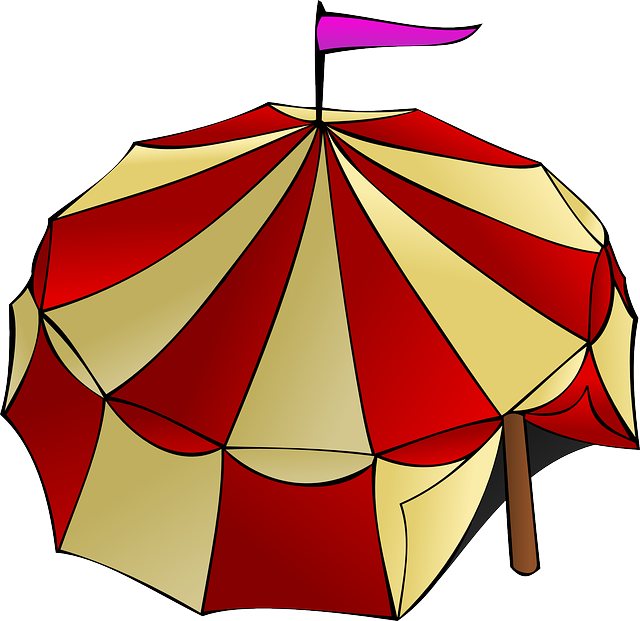 Event Tent Clipart - Circus Tent Clip Art (640x621)