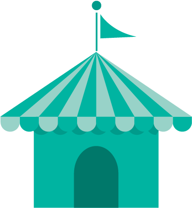 10' X 20' Exhibitor Tent - Illustration (500x500)