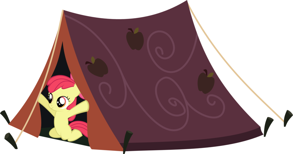 Apple Bloom In A Tent By Iamadinosaurrarrr - Tent Transparent Background (1024x537)
