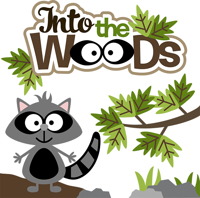 Into The Woods - Kate's Cuttables Clipart (648x641)