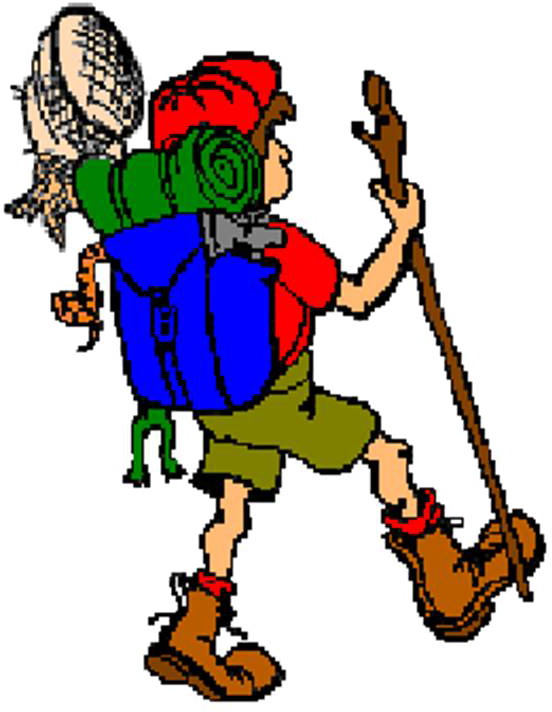 Graphics For Boy Scout Hiking Clip Art Graphics - Hiking (552x712)