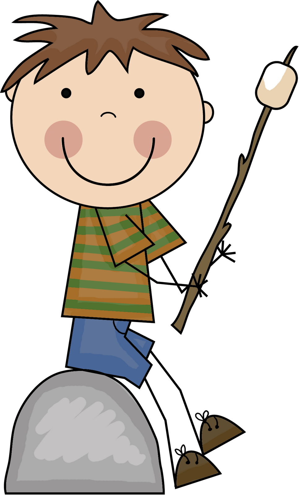 Grab The Bug Spray, We're Celebrating The Great Outdoors - Campers Clipart (966x1600)