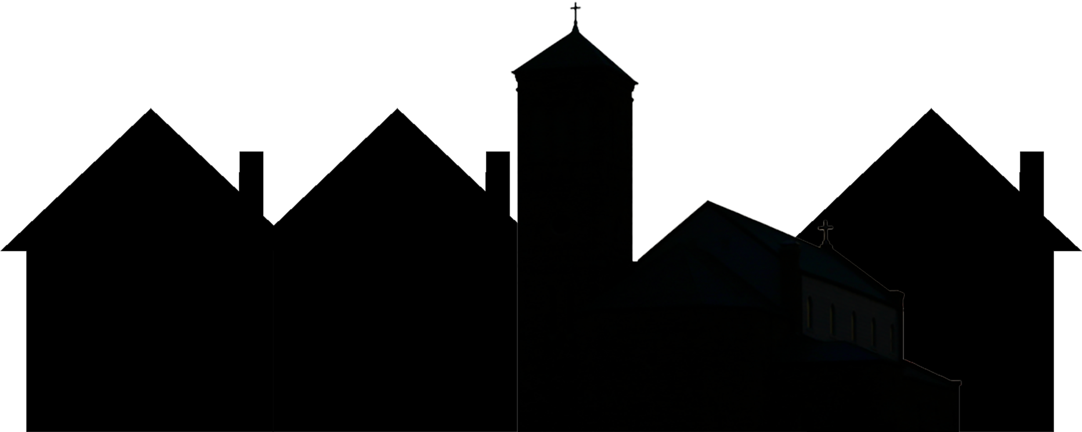 You Climb Out Of Your Tent And The Extreme Conditions - Small Town Skyline Silhouette (2362x1771)