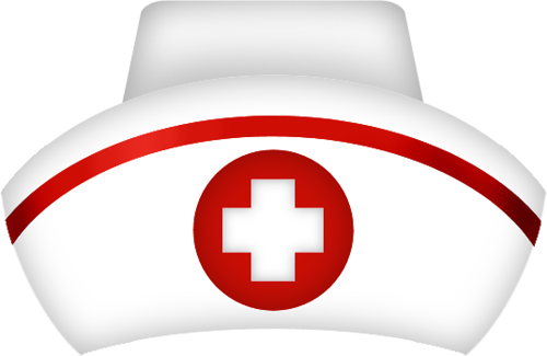 Nurse Hat - Chapeu Enfermeira Png (500x325)