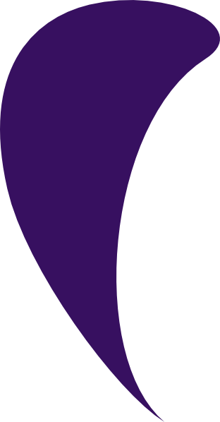 Purple Teardrop Clip Art - Clip Art (312x598)