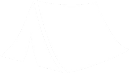 Tent Site Rentals - Camping Icon White Png (448x402)