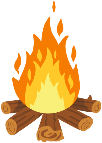 Campfire Firefight Illustration Transparent Png - Transparent Flame (512x512)
