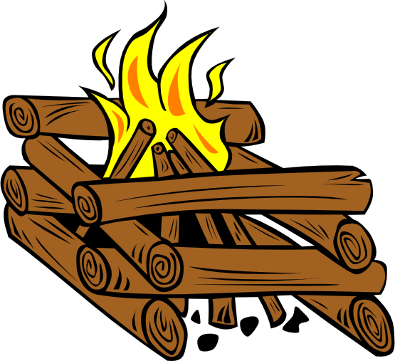 Campfire Clipart - Campfire (555x507)