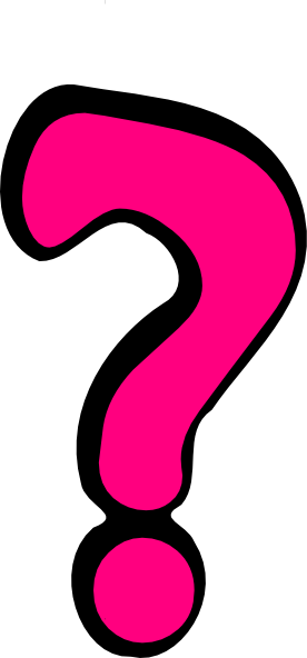 Pink - Question - Mark - Clip - Art - Pink Question Mark Clipart (276x592)