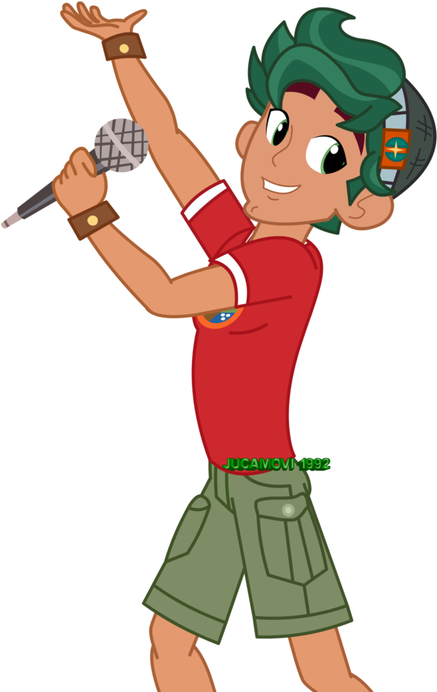 Jucamovi1992, Boy, Campfire, Equestria Girls, Legend - Timber Spruce Legend Of Everfree (724x1024)
