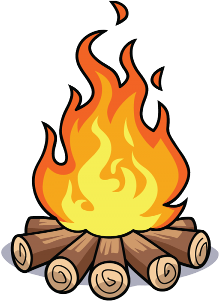 Fire - Feu De Camp Dessin (600x613)