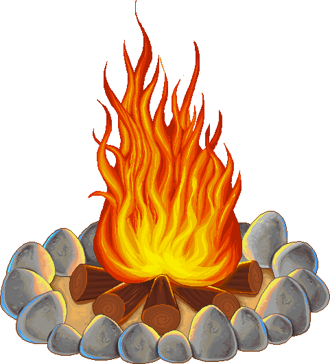 Festa Junina - Camp Fire Clip Art (481x530)