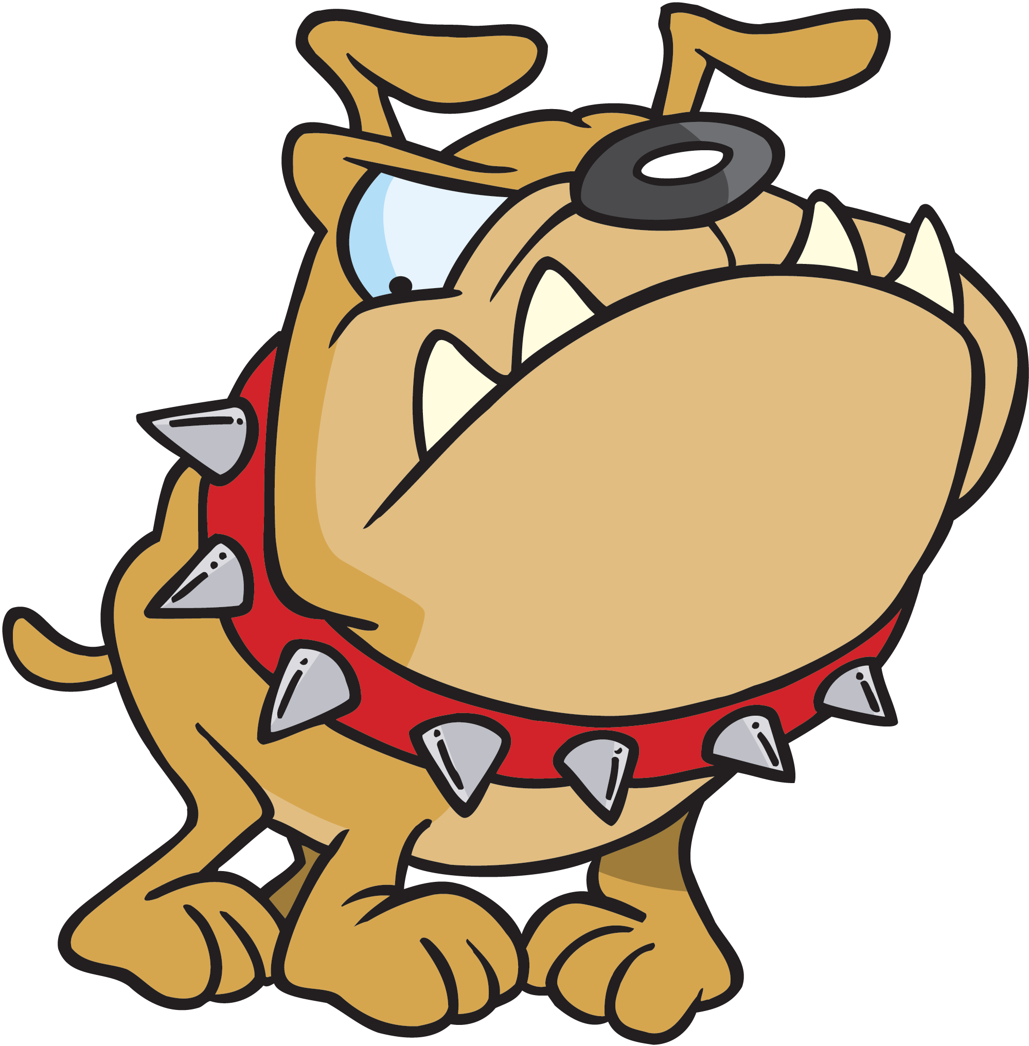 Mean Dog Cartoon - Cartoon Mean Dog (2000x2033)