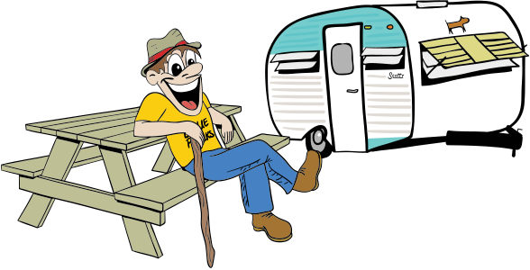 Happy The Camper - Cartoon (588x300)