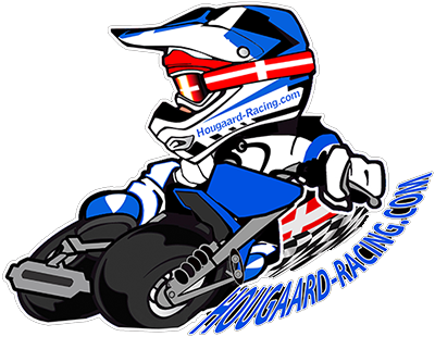 Hougaardracing - Dirt Bike Racing Logo (400x310)