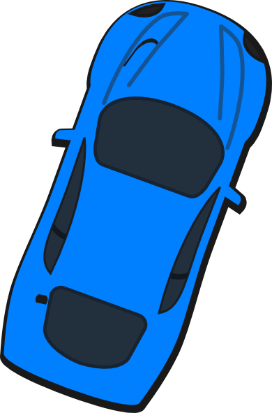 Car Clipart Top View Best 28650 Clipartion Com - Draw A Car Top (390x591)
