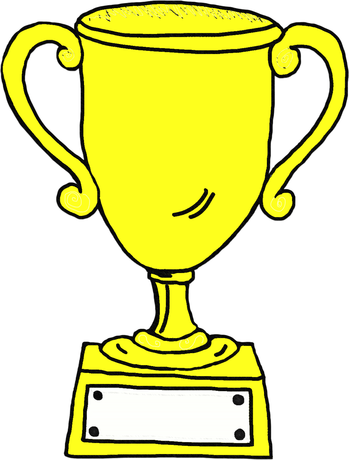 Trophy Clip Art Free Clipart - Cartoon Trophy Clip Art (1109x1464)