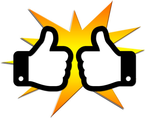 2thumbsup - 2 Thumbs Up Png (500x405)