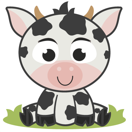Baby Cow Svg Cutting File For Scrapbooking Free Svg - Baby Cow Clipart Png (432x432)