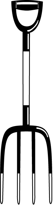 Pitchfork Clipart - Pitch Fork Clip Art (186x711)