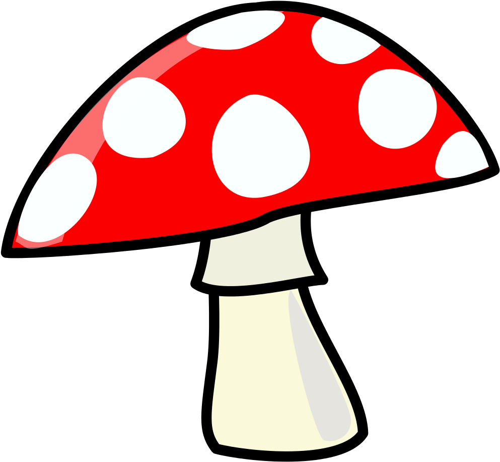 Fil - Mushroom - Svg - Cartoon Mushroom (2000x2000)