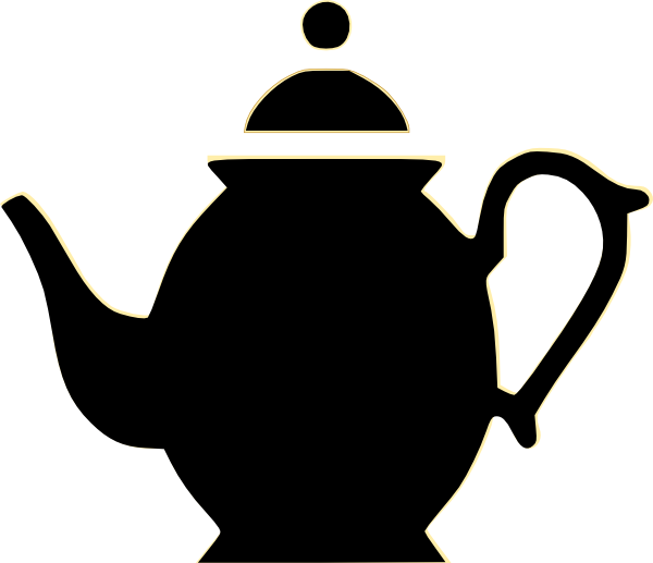 Teapot Clip Art Outline Free Clipart Images - Mary Poppins Clip Art (600x517)