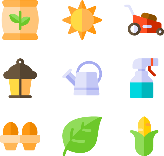 Gardening 50 Icons - Icono Agricultura Png (600x564)