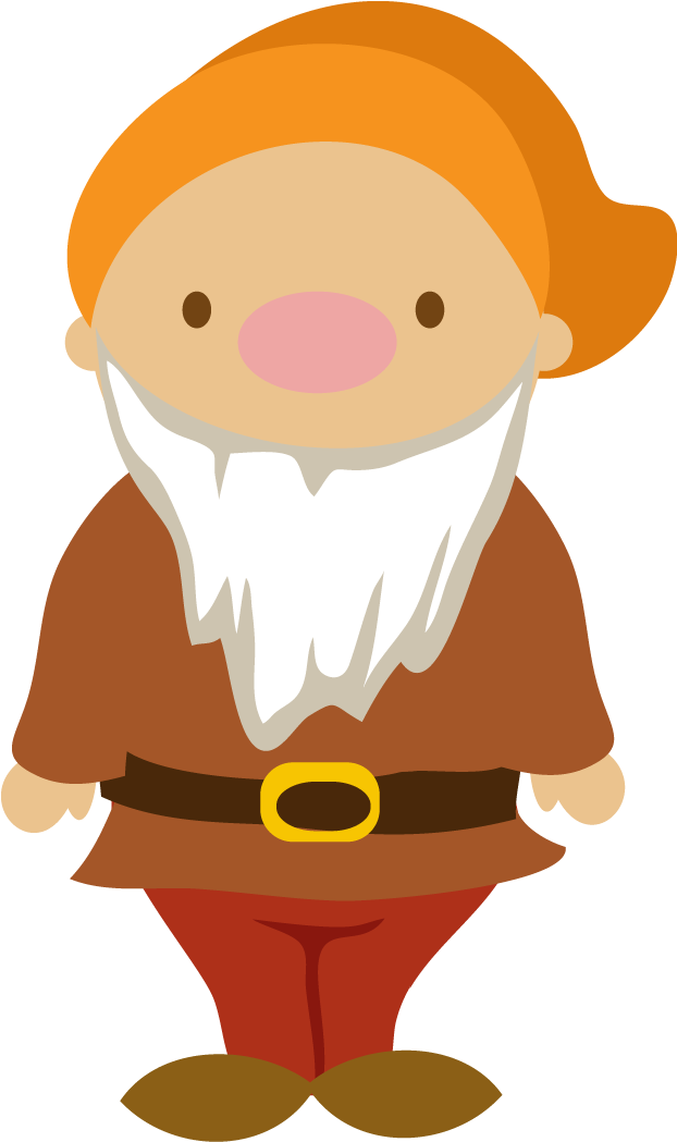 Branca De Neve Cute Anão 13 - Snow White (1089x1048)