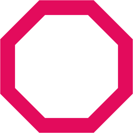 Octagon Clipart - Danger (512x512)
