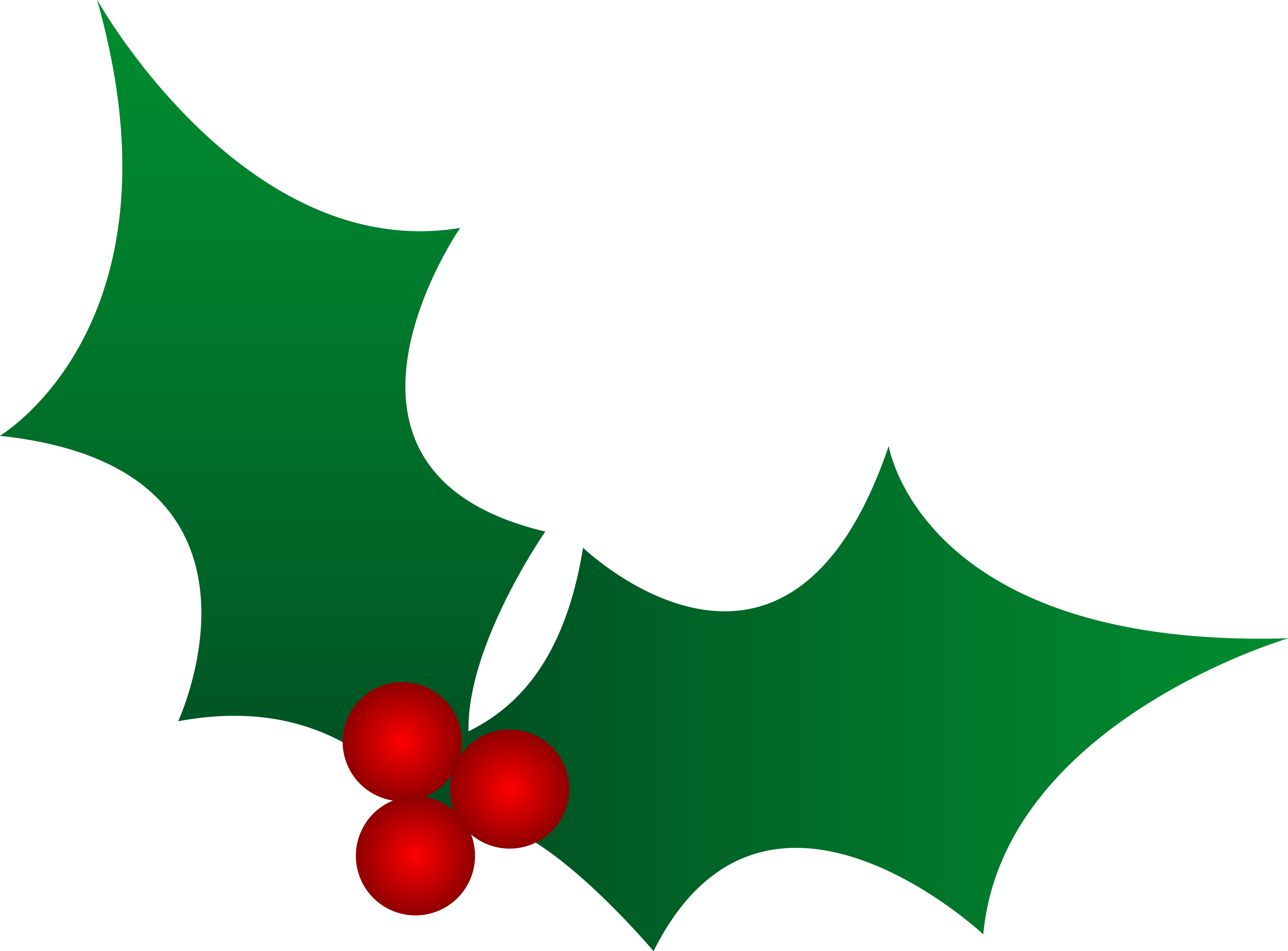Christmas Holly Clipart - Guess The Emoji Christmas Songs (5609x4141)