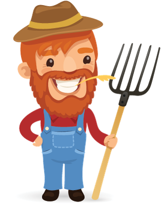 Farmers Cartoon Characters Set 11 - Cartoon Character Farmer Cartoon (321x399)